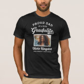 2026年卒業生の誇りある父の写真 Tシャツ (正面)