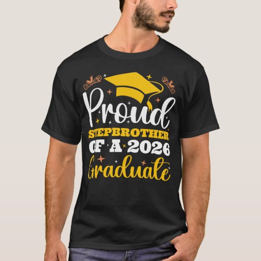 2026年卒業生を誇りに思う義兄弟 Tシャツ (正面)