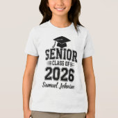 2026年卒業生カスタムネーム トライブレンドＴシャツ (正面)