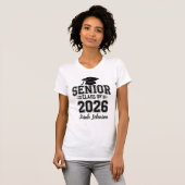 2026年卒業生カスタムネーム Tシャツ (正面フル)