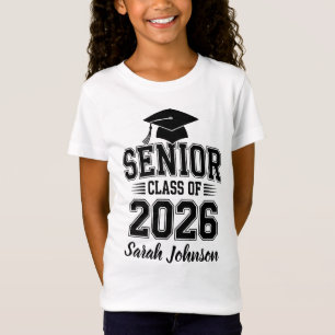 2026年卒業生クラス カスタムネーム Tシャツ