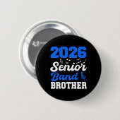2026年卒業生バンド兄弟 2026年保護者卒業式 缶バッジ (正面&裏面)