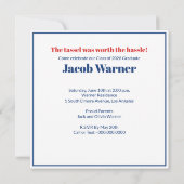 2026年卒業生パーティー 招待状 (裏面)