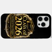 2026年卒業生プレミアム卒業祝いスマホケース Case-Mate iPhoneケース (裏面 (横))