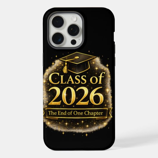 2026年卒業生プレミアム卒業祝いスマホケース iPhoneケース (裏面)