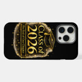 2026年卒業生プレミアム卒業祝いスマホケース iPhoneケース (裏面横)