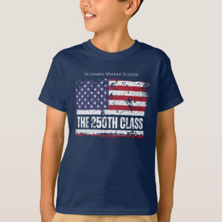 2026年卒業生 アメリカ建国250周年記念 ヴィンテージ風デザイン Tシャツ