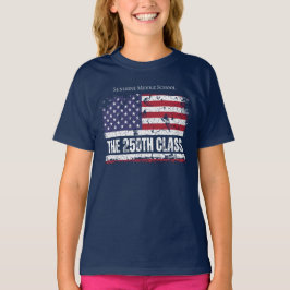 2026年卒業生 アメリカ建国250周年記念 ヴィンテージ風デザイン Tシャツ