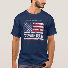 2026年卒業生 アメリカ建国250周年 グラデーション ヴィンテージ Tシャツ