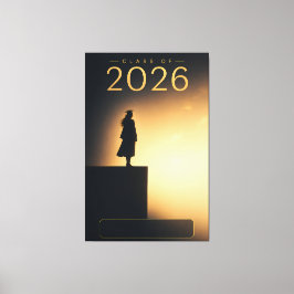 2026年卒業生 未来の地平線デザイン キャンバスプリント
