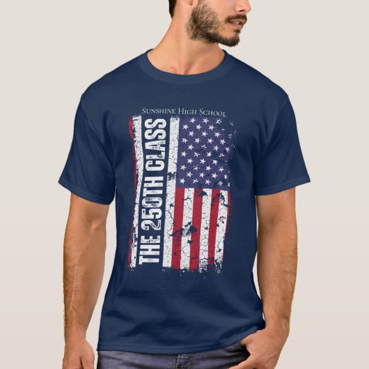 2026年卒業生 250周年記念 ヴィンテージ Tシャツ (正面)