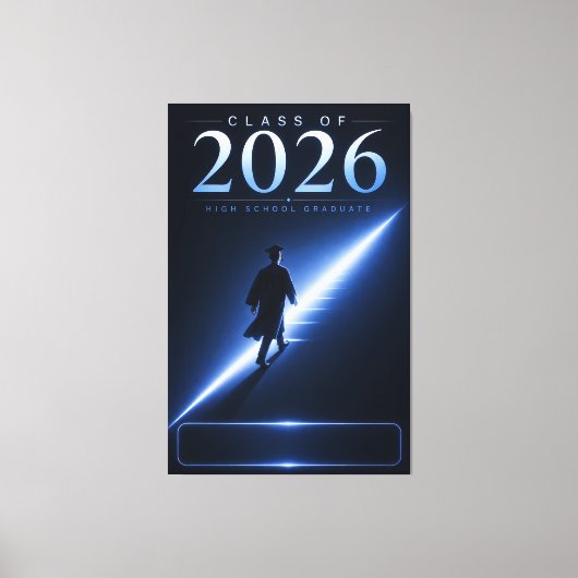 2026年卒業記念のオリジナルギフト キャンバスプリント (正面)