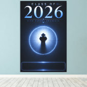 2026年卒業記念のオリジナルギフト キャンバスプリント (インサイチュ (ウッドフロア))