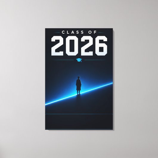 2026年卒業記念の名入れギフト キャンバスプリント (正面)