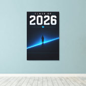 2026年卒業記念の名入れギフト キャンバスプリント (インサイチュ (ウッドフロア))