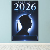 2026年卒業記念の名入れギフト キャンバスプリント (インサイチュ (ウッドフロア))