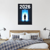 2026年卒業記念カスタムネームギフト キャンバスプリント (インサイチュ (寝室))