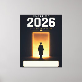 2026年卒業記念カスタムネームギフト キャンバスプリント