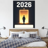 2026年卒業記念カスタムネームギフト キャンバスプリント (インサイチュ (寝室))