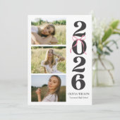 2026年卒業記念パーティー写真 招待状 (スタンド正面)