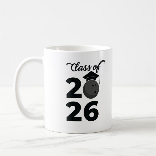 2026年卒業記念ボウリング写真 コーヒーマグカップ (左)
