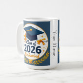 2026年卒業記念マグカップ コーヒーマグカップ (正面左)