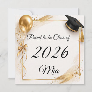 2026年卒業記念 名前入りカード