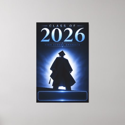 2026年卒業記念 名前入りギフト キャンバスプリント (正面)