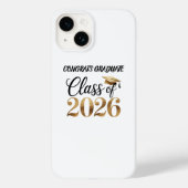 2026年卒業記念Tシャツギフト Case-Mate iPhoneケース (裏面)
