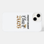 2026年卒業記念Tシャツギフト Case-Mate iPhoneケース (裏面 (横))