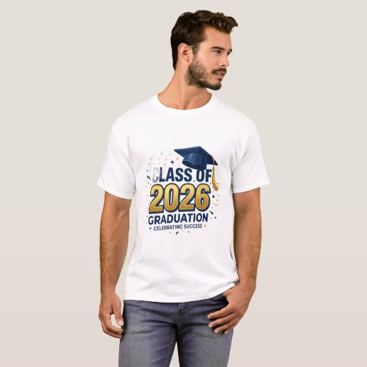 2026年卒業記念Tシャツ 高校・大学の卒業祝いに Tシャツ (正面フル)