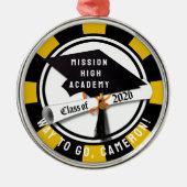 2026年卒業証書クラス メタルオーナメント (正面)