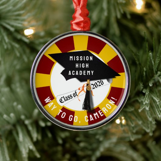 2026年卒業証書クラス メタルオーナメント (ツリー)