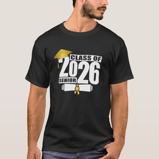 2026年卒業証書ディプロマ卒業 Tシャツ (正面)