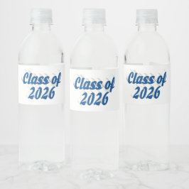 2026年卒業青文字 ペットボトルラベル