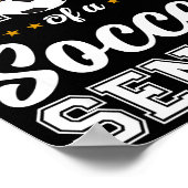 2026年卒業 サッカー少年のお母さん ポスター (角)