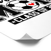 2026年卒業 サッカー母 クラス Senior Mom Cl ポスター (角)