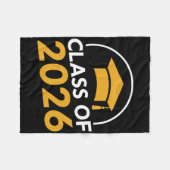 2026年卒業 - シニアクラス2026 フリースブランケット (正面(横))
