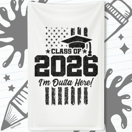 2026年卒業 ダストフラッグデザイン 横断幕