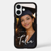 2026年卒業｜ブラックエッジの名前入りphoneケース Case-Mate iPhoneケース (裏面)