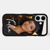 2026年卒業｜ブラックエッジの名前入りphoneケース Case-Mate iPhoneケース (裏面 (横))