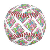 2026年卒業 レトロな野球の記念品 野球ボール (裏面)