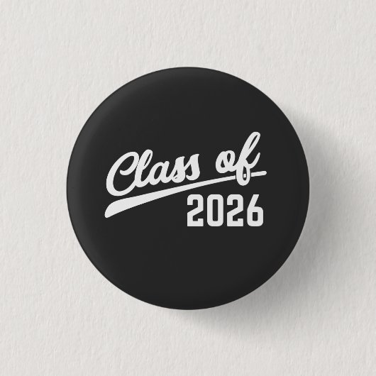 2026年卒業 卒業年 学校 缶バッジ (正面)