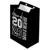 2026年卒業 卒業式 学年 ミディアムペーパーバッグ (正面アングル)