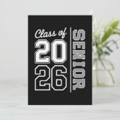2026年卒業 卒業式 学年 案内状 (スタンド正面)