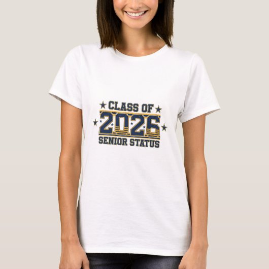2026年卒業 卒業生 ステータス Tシャツ (正面)