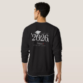 2026年卒業 名前入りカスタムデザイン スウェットシャツ (裏面フル)