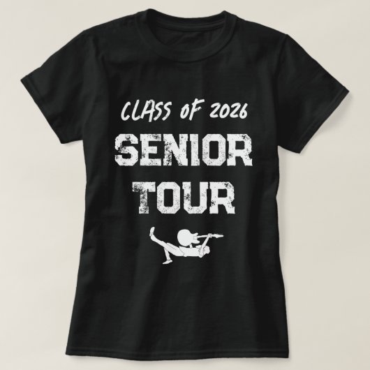 2026年卒業 最高の年のツアー Tシャツ (デザイン正面)