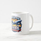 2026年卒業 - 未来へ羽ばたく コーヒーマグカップ (正面右)