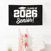 2026年卒業 楽しさあふれる上級者向けの卒業記念クォート 横断幕 (インサイチュ)